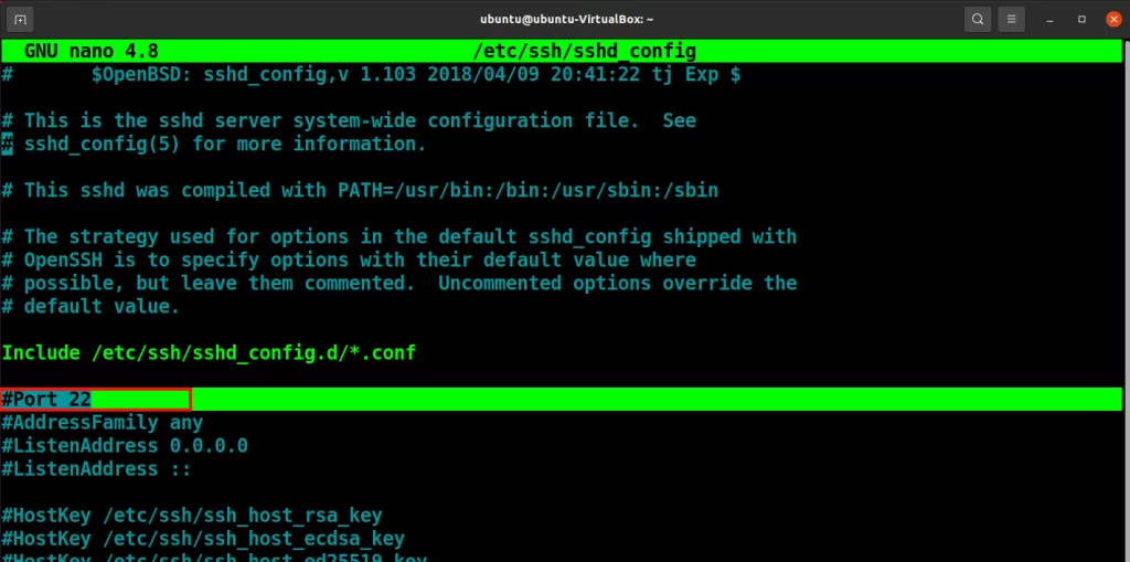 Securing SSH access with sshd_config